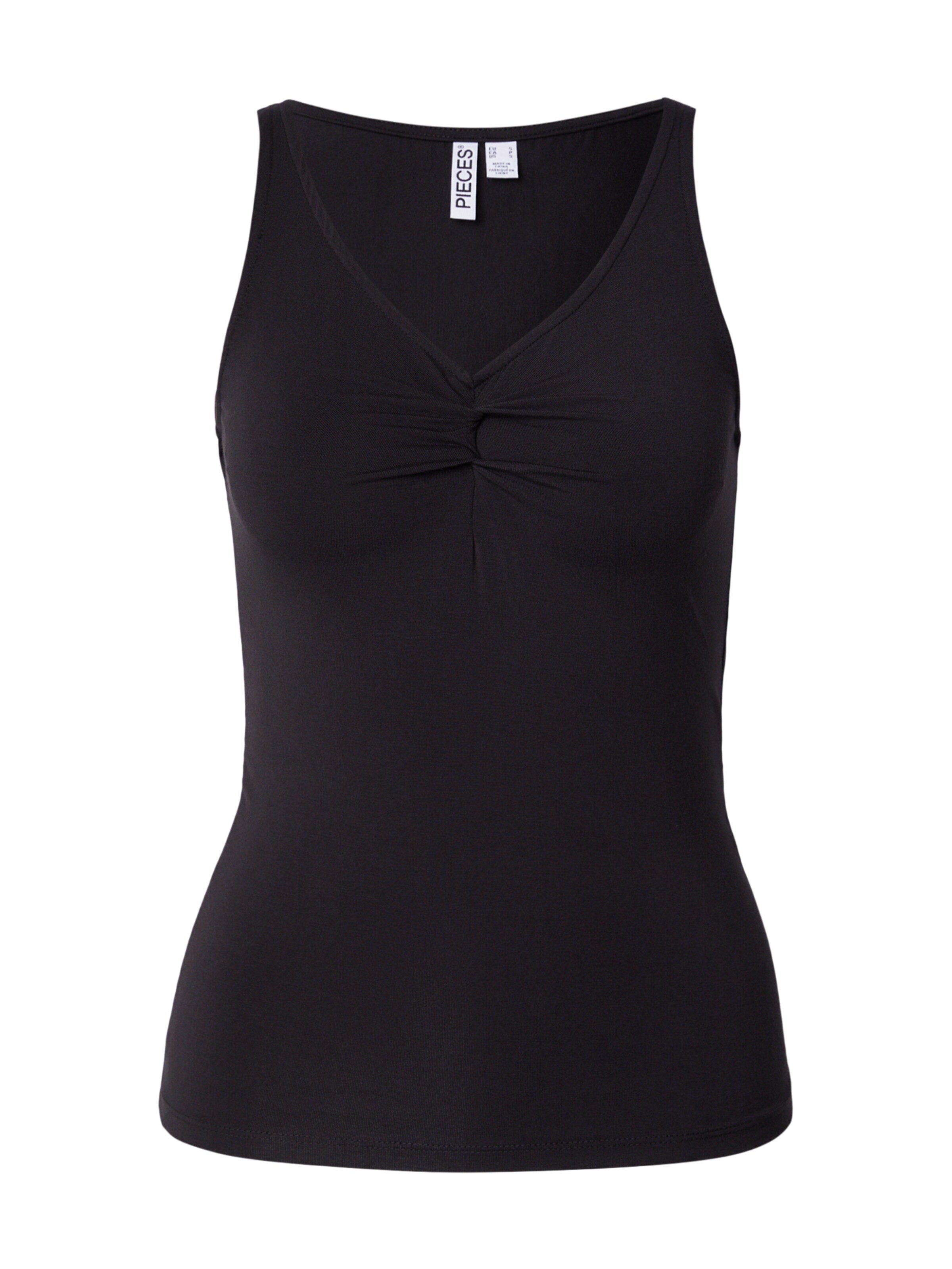 PIECES - Top en negro: frente