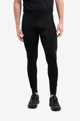 Skinny Pantalon de sport 'Malka' Rukka en noir : devant