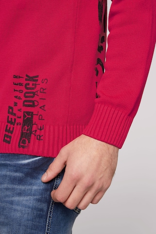 Pulover 'Shipyard' de la CAMP DAVID pe roșu