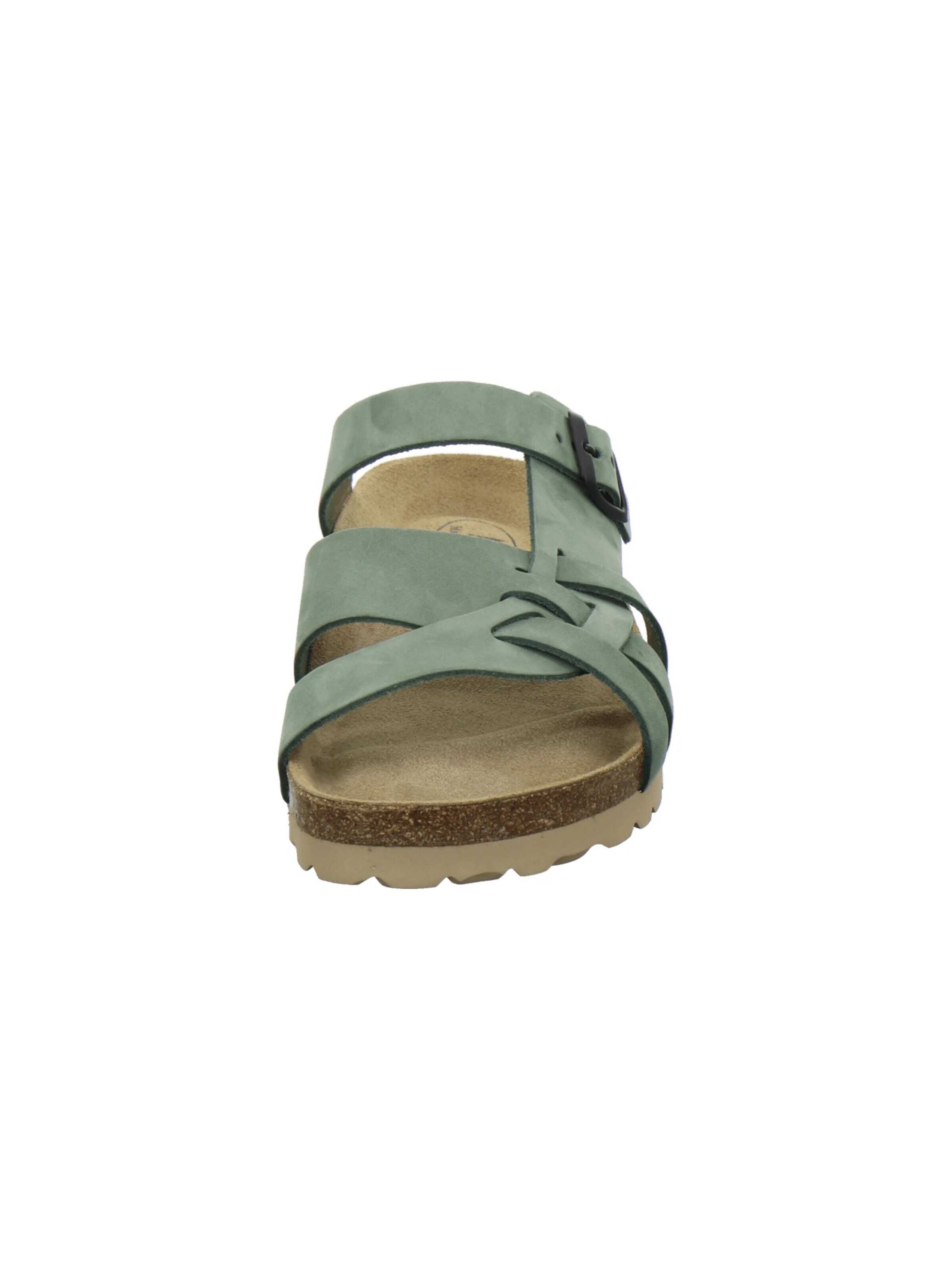 AFS-Schuhe - Zapatos abiertos 'Pantoletten Damen Kralle verde' en verde