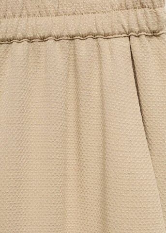 MANGO Wide leg Pants 'vivie-a' in Beige