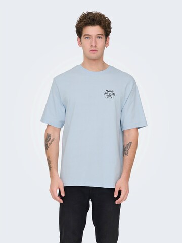 Only & Sons Shirt 'ONSMILO' in Blue