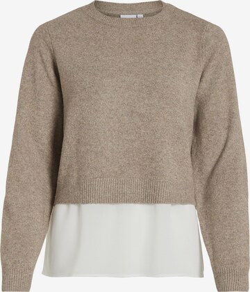 VILA Sweater in Beige: front