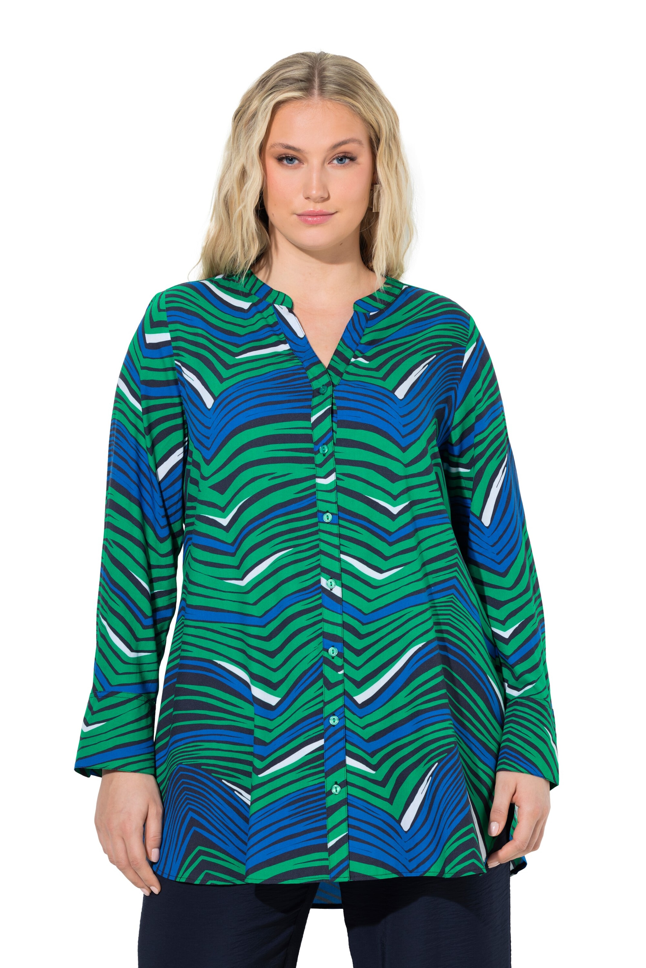 Ulla Popken Tunika in Grün: Vorderseite