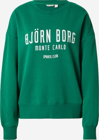 BJÖRN BORG Sportsweatshirt in Grün: predná strana