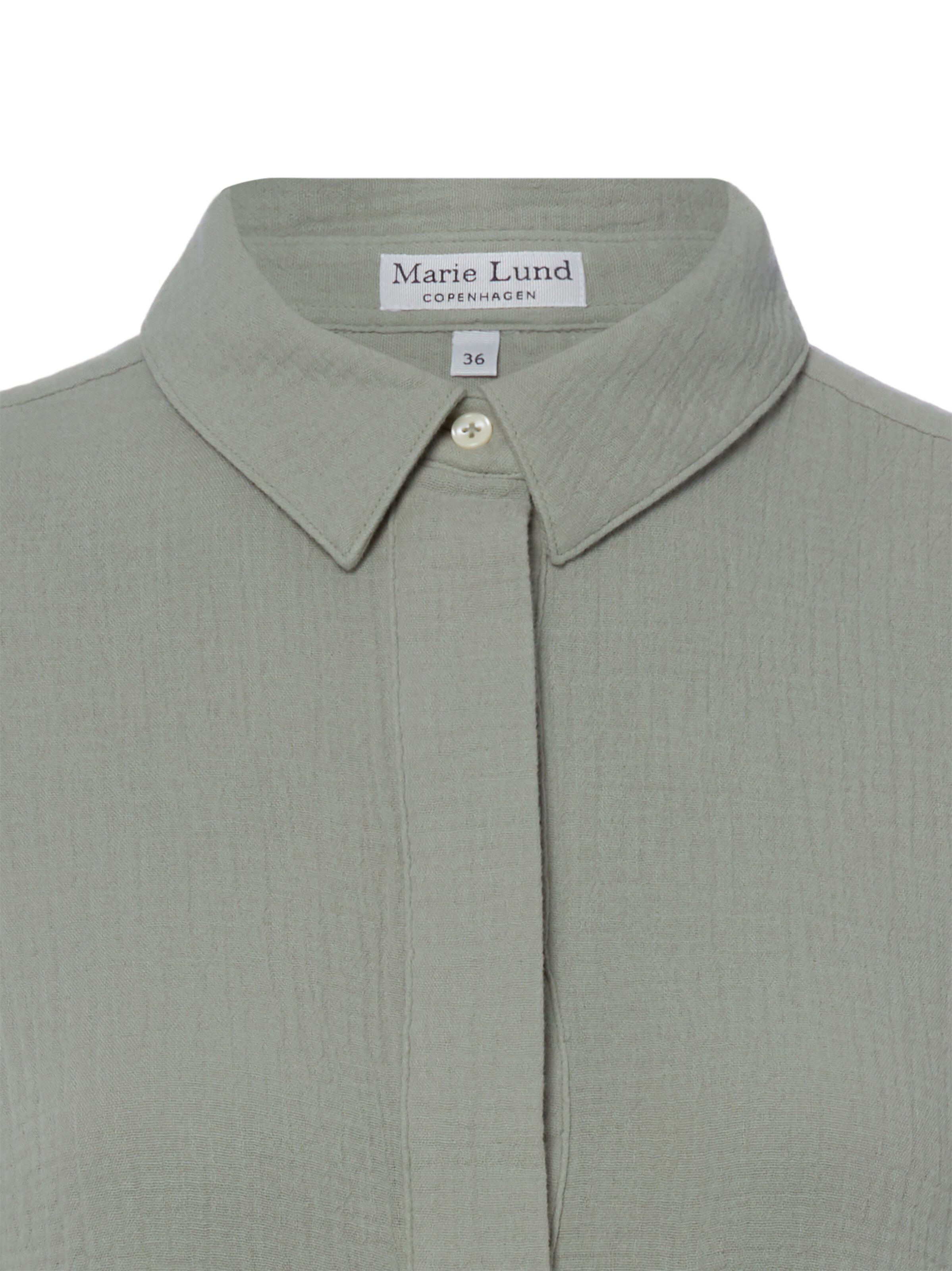 Marie Lund Shirt dress in Green
