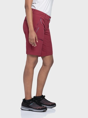 Schöffel Regular Outdoor trousers 'Toblach2' in Red