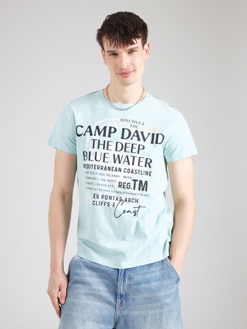 CAMP DAVID Футболка в Зеленый: спереди