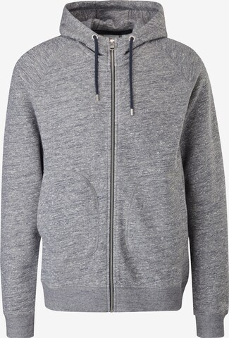 s.Oliver Zip-Up Hoodie in Grey: front