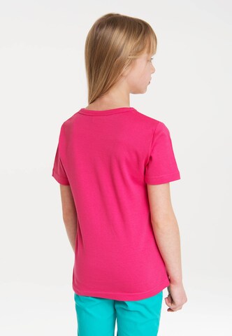 LOGOSHIRT Shirt 'Batgirl' in Pink