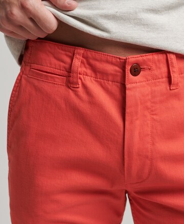 Superdry Slimfit Chino in Rood