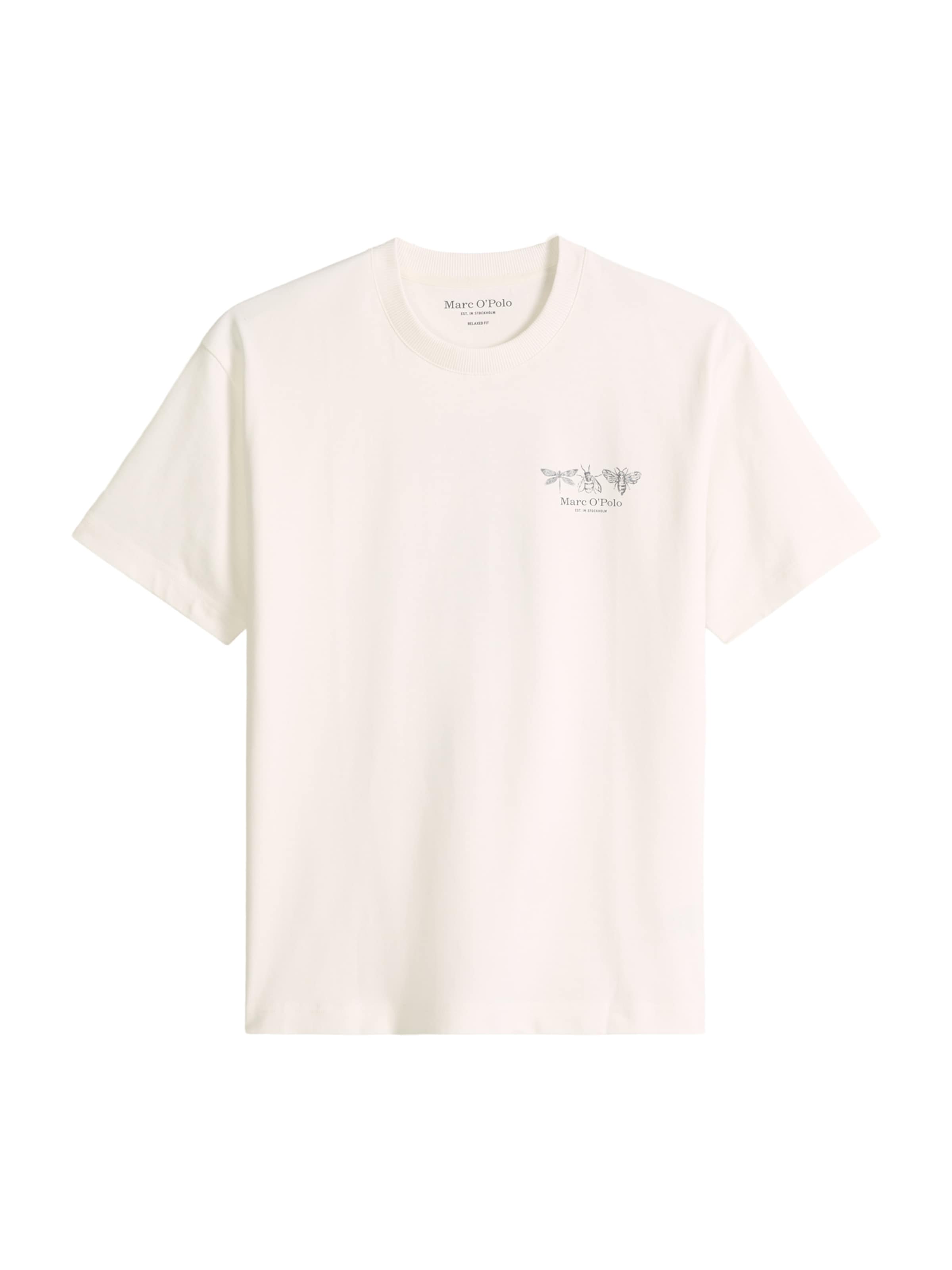 T-Shirt Marc O'Polo en beige : devant