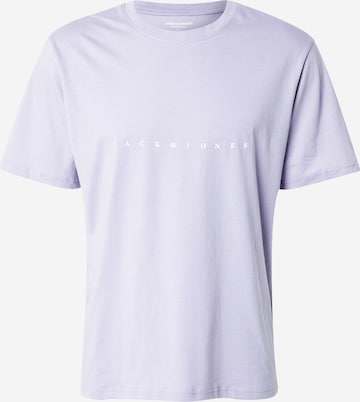 T-Shirt 'JJEStar' JACK & JONES en violet : devant