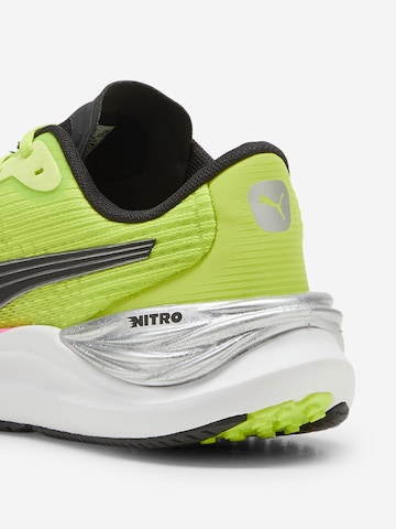 Chaussure de course 'Electrify NITRO 3' PUMA en vert