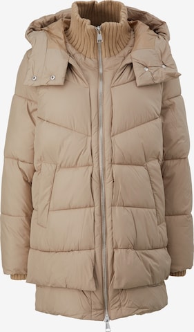 s.Oliver Winterjas in Beige: voorkant