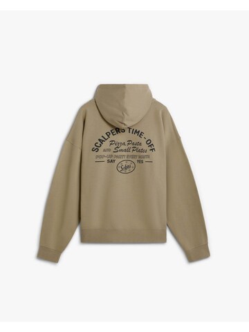 Scalpers Sweatshirt 'Sctimeoffhoodie' in Brown