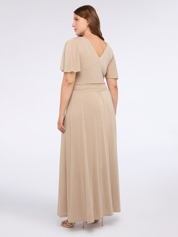 Robe Fiorella Rubino en or