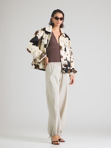 ABOUT YOU Koszula body w kolorze brązowy