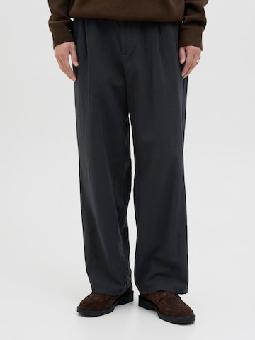 Wide Leg Pantalon JACK & JONES en noir : devant