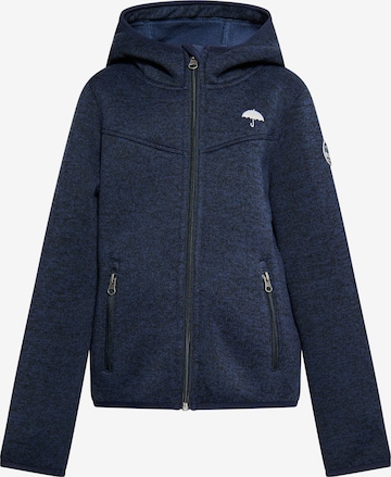 Schmuddelwedda Fleecejacke in Blau: Vorderseite