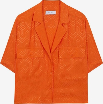 Scalpers Blouse in Oranje: voorkant