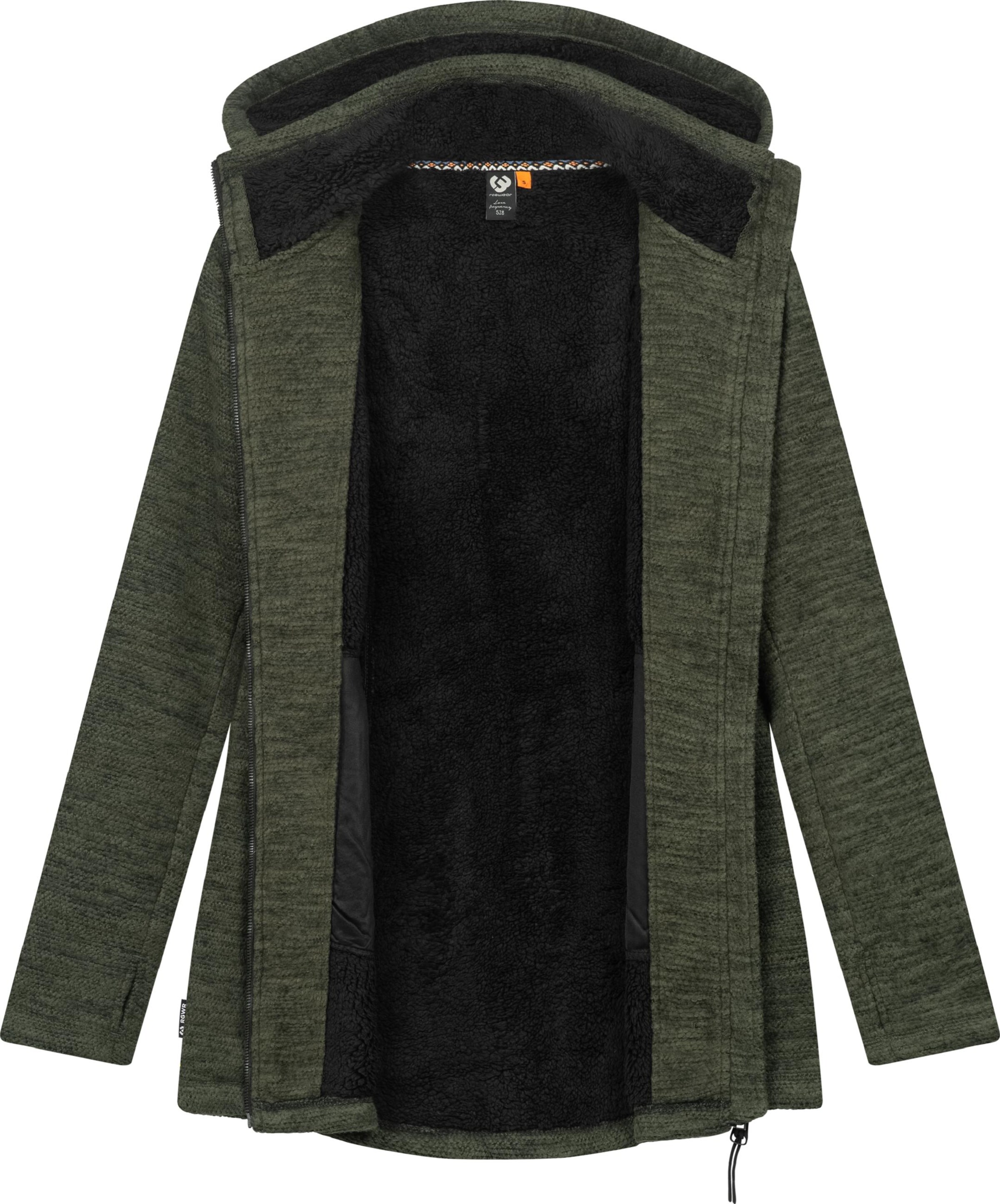 Ragwear Плетена жилетка 'Leysha' в зелено