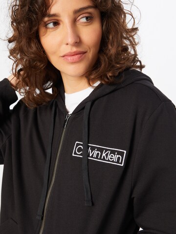 Calvin Klein Underwear Zip-Up Hoodie in Black