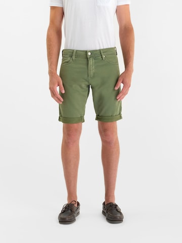 Regular Pantalon Le Temps Des Cerises en vert : devant