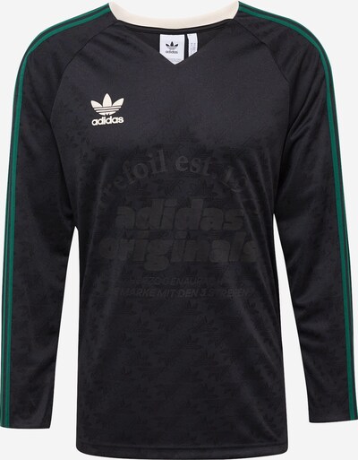 ADIDAS ORIGINALS Shirt in Dark green / Black / White, Item view