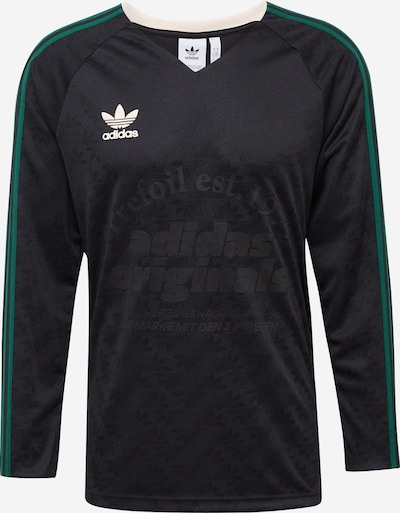 ADIDAS ORIGINALS Shirt in dunkelgrün / schwarz / weiß, Produktansicht