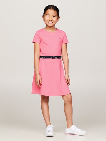 TOMMY HILFIGER Jurk in Roze: voorkant