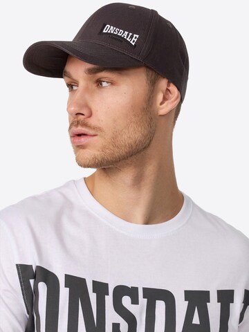 Casquette de sport LONSDALE en gris : devant