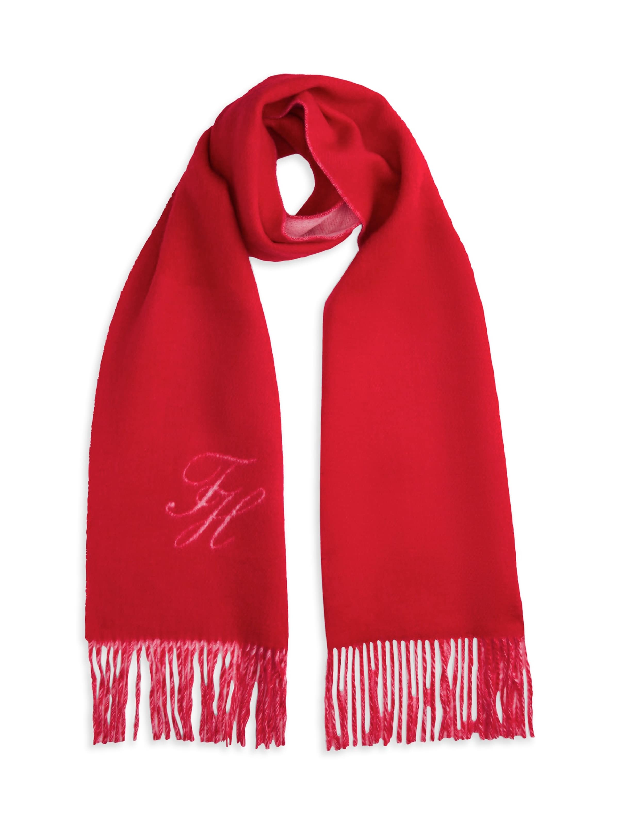 TOMMY HILFIGER Scarf in Red: front