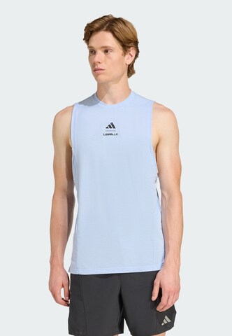 T-Shirt fonctionnel 'Les Mills' ADIDAS PERFORMANCE en bleu : devant