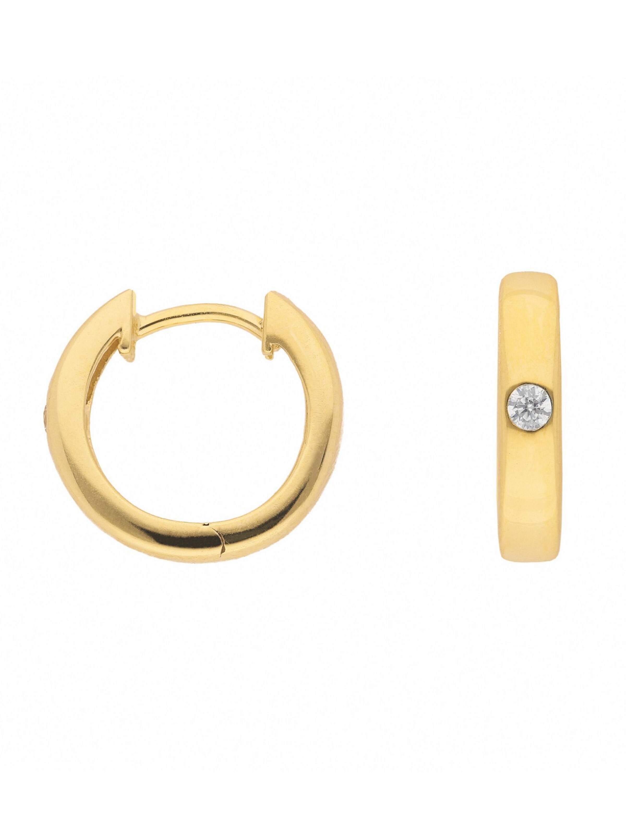 Adelia´s Earrings in Gold: front