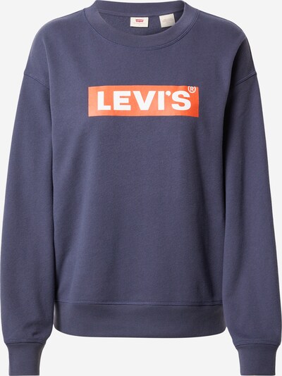 LEVI'S ® Sweatshirt in dunkelgrau / orange / weiß, Produktansicht