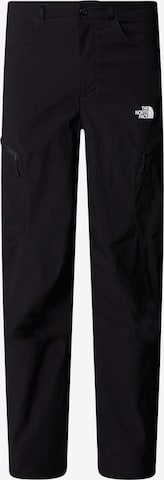 THE NORTH FACEregular Sportske hlače - crna boja: prednji dio