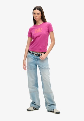 Superdry Тениска в синьо