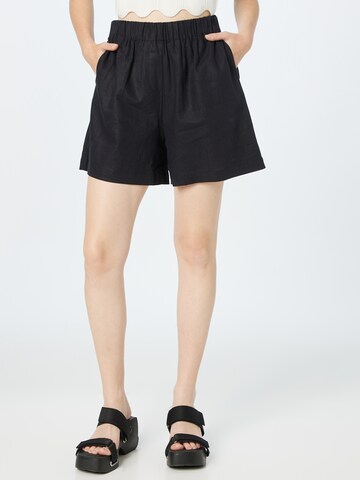 modström Loose fit Pants 'Raya' in Black: front