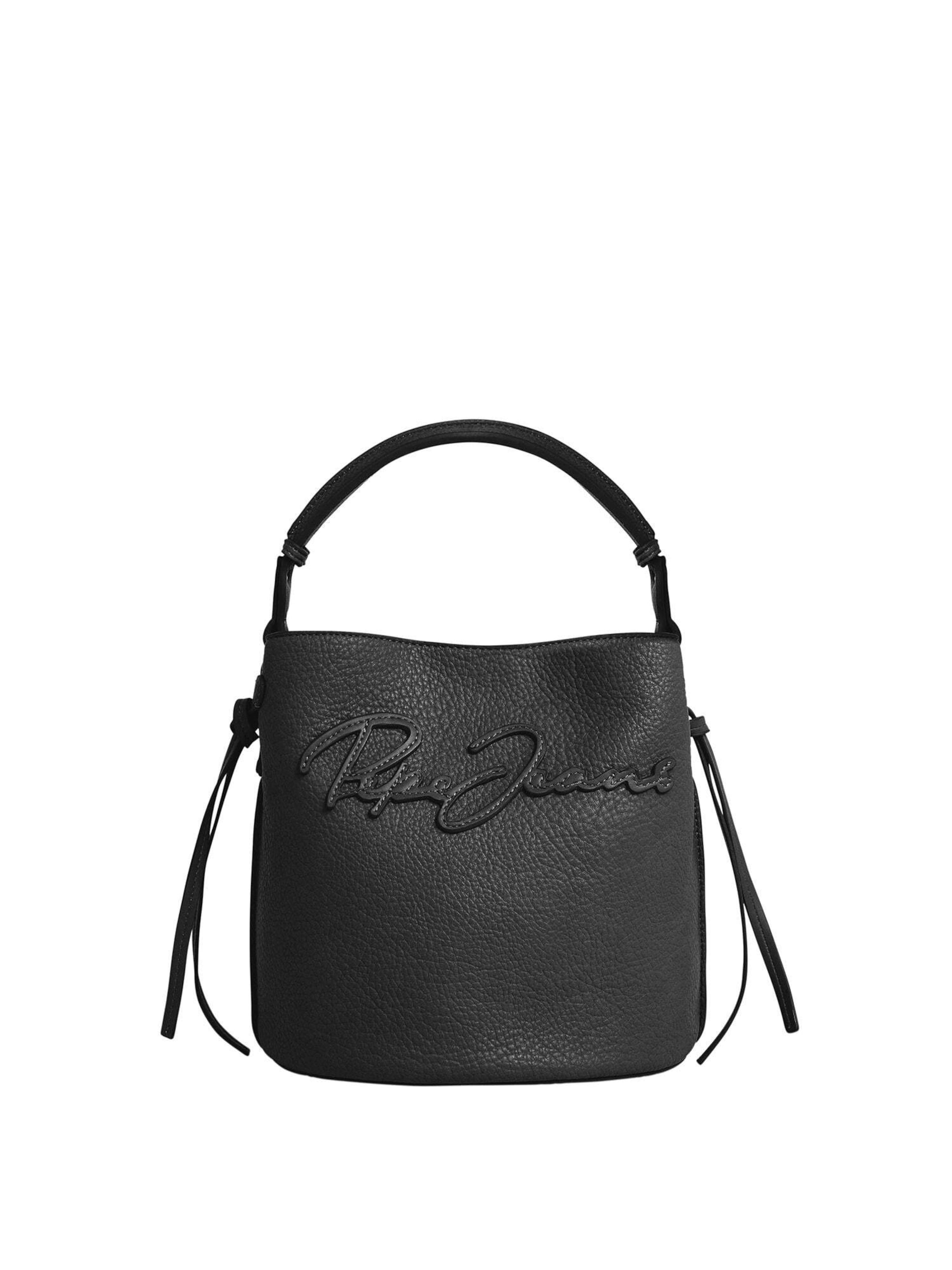 Pepe Jeans Handtasche in Schwarz: Vorderseite