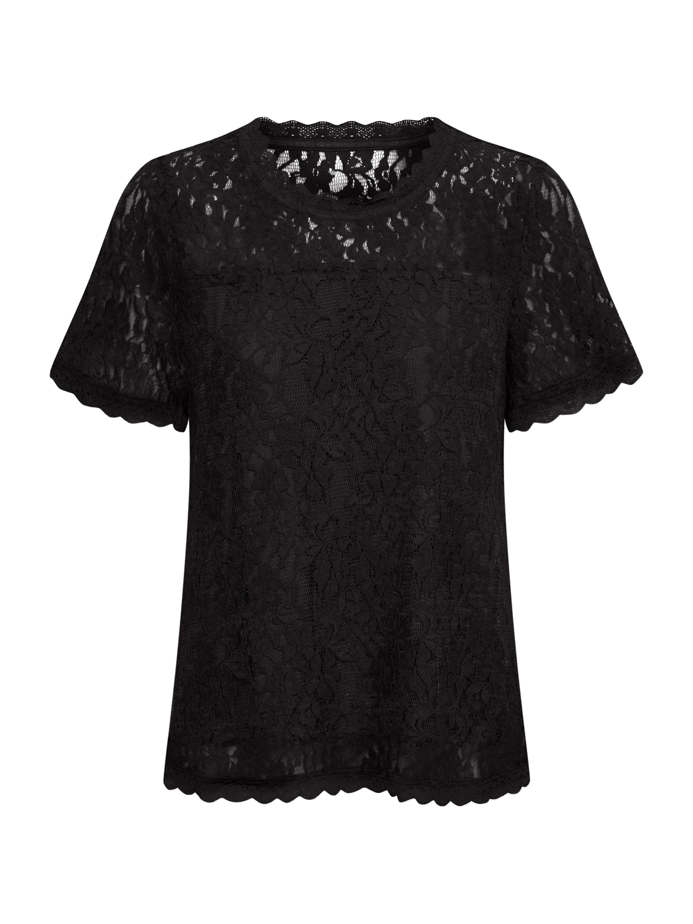 Cream Bluse &#x27;CR Kit&#x27; in Schwarz: Vorderseite