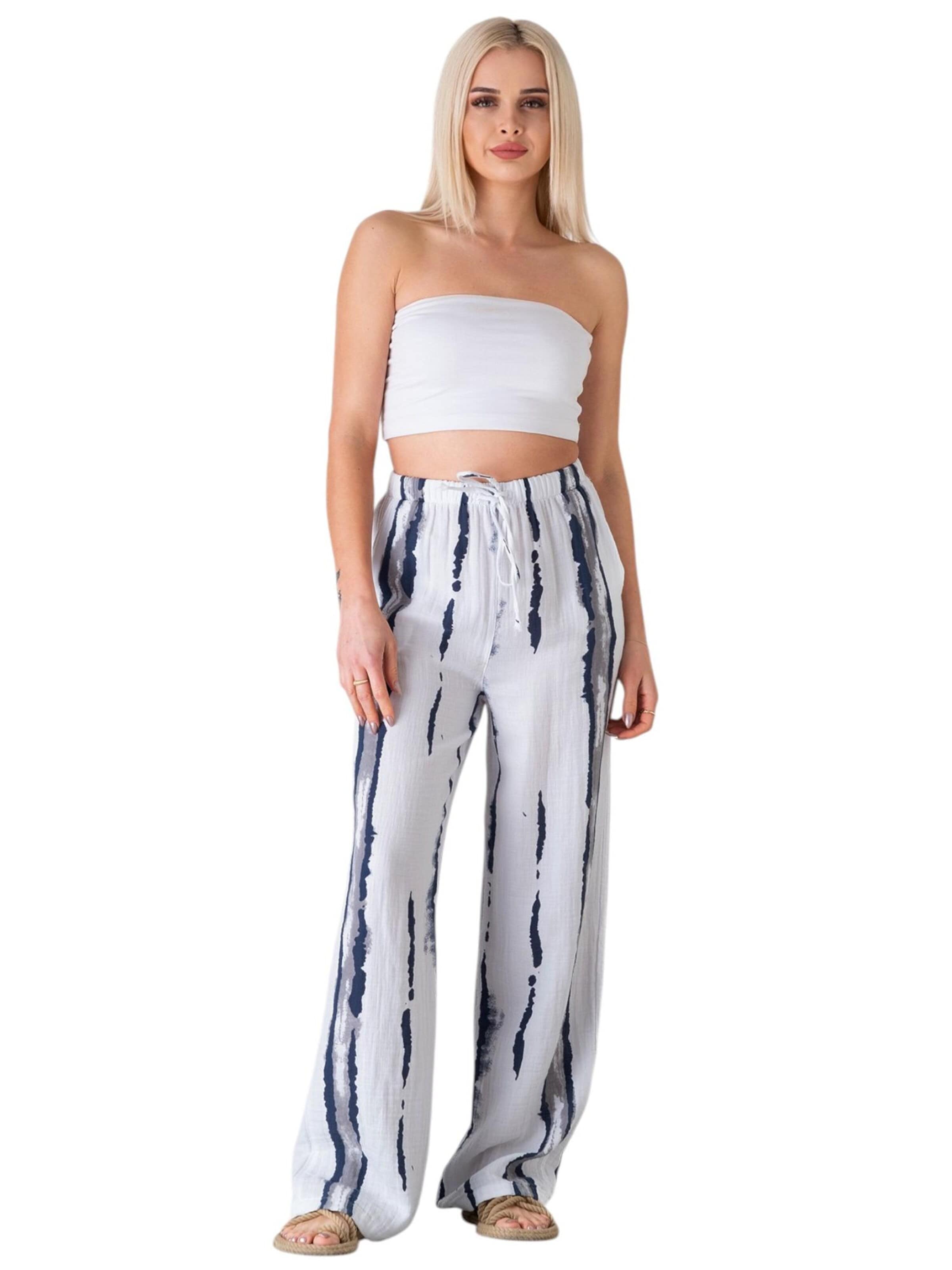 WENOR Wide leg Pants 'Taima' in Grey