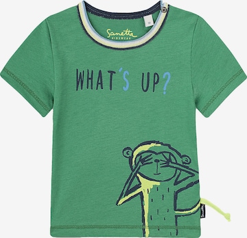 Sanetta Kidswear Shirt in Green: front
