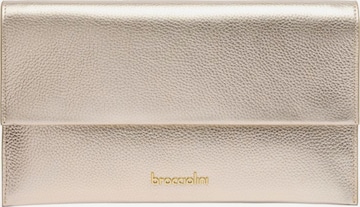 Borsa a sacco 'Jinny Leather' di Braccialini in argento: frontale