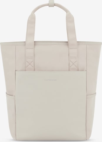 Kapten & Son Rucksack 'Lindby' in Beige: Vorderseite
