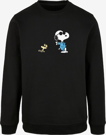 Merchcode Sweatshirt 'Peanuts Sunglasses V2' in Schwarz: predná strana