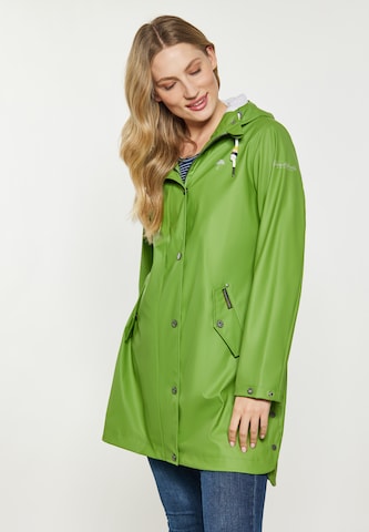 Schmuddelwedda Функциональное пальто в Зеленый: спереди