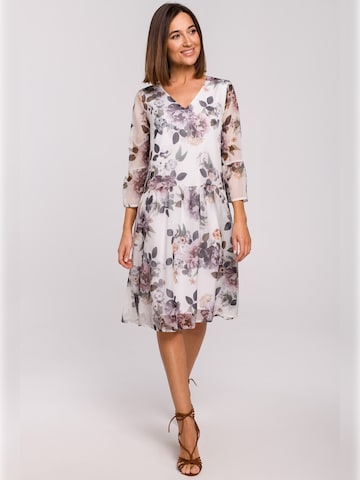 Stylove - Vestido 'S214' en blanco: frente