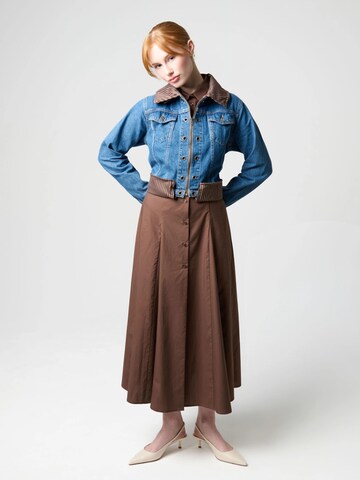 Fenice Between-Season Jacket in Brown