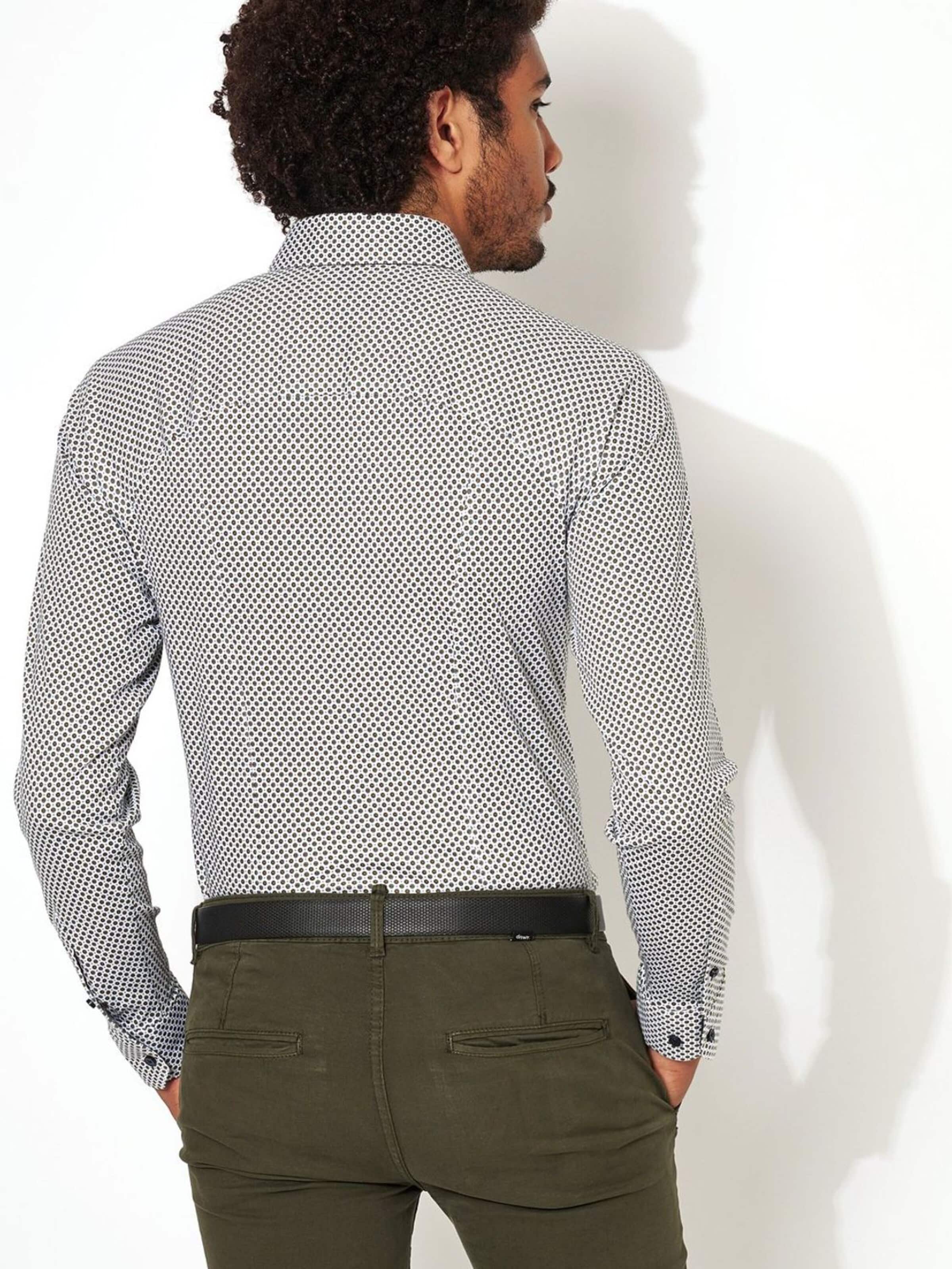 DESOTO Slim Fit Hemd 'Kent'‌ in Grau